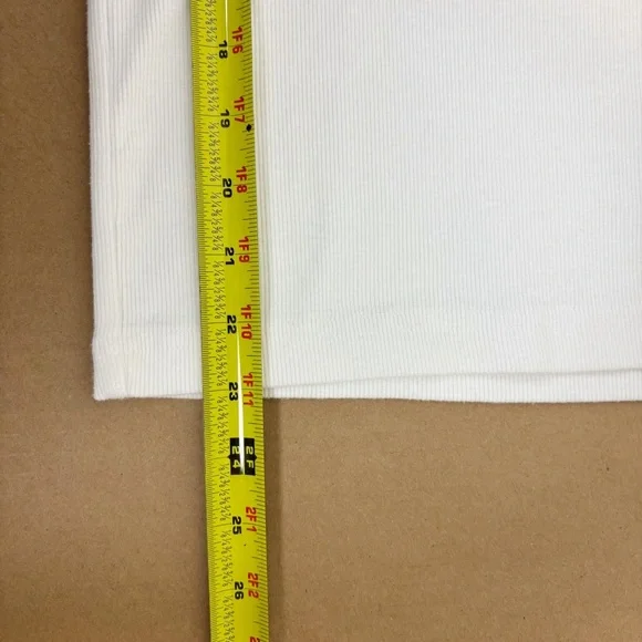 Perfectwhitetee Jordan U Neck Ribbed Tank Size M - Picture 10 of 10